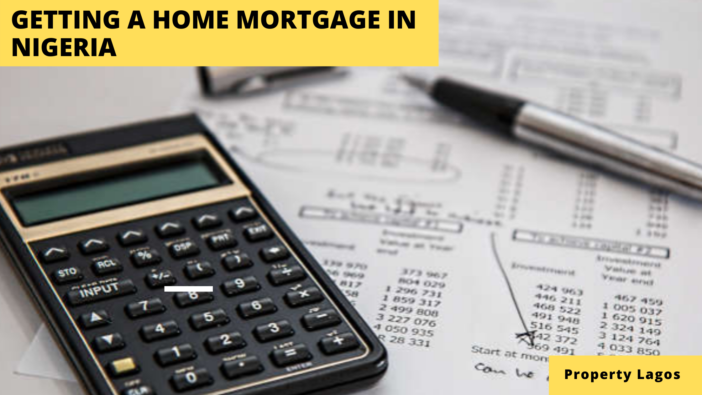 Getting a HOME MORTGAGE IN NIGERIA
